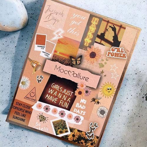 Moc Allure 4-in-1 Cosmetics Makeup Book Palette Imported