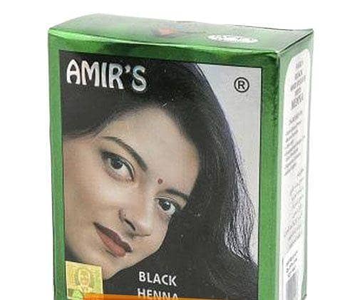 Amir Henna Hair Color (Black) - One Box in Pakistan