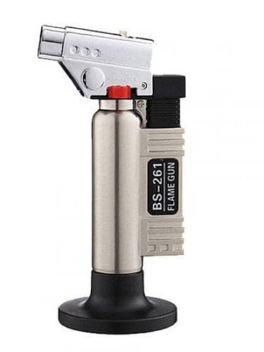 BS-261 Kitchen Cooking Torch Refill Blow Torch with Lock and Adjustable Flame for BBQ, Baking, and Soldering in Pakistan