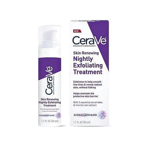 CeraVe Skin Renewing Nightly Exfoliating Treatment 50ml - Available in Pakistan