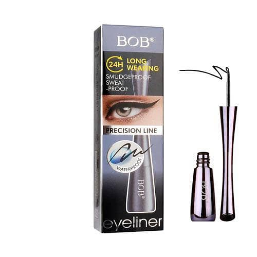BOB 24H Smudge and Sweatproof Liquid Eyeliner 5ml Available in Pakistan