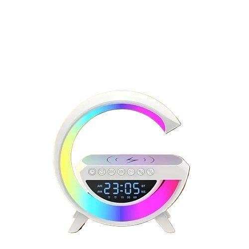 G-Lamp BT-3401: Bluetooth Speaker and Wireless Charging Lamp with Digital Clock and RGB Lighting