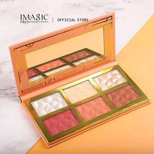 Imagic Waterproof High Pigment Vegan Highlighter and Blush Palette in Pakistan