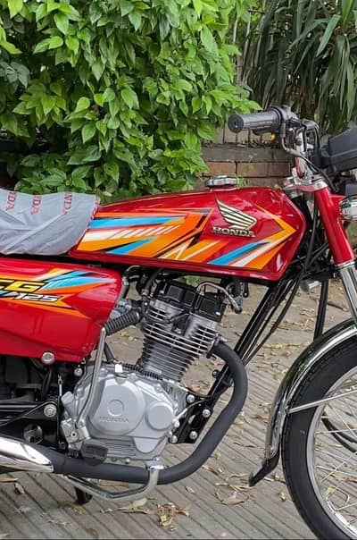 honda cg 125 2026 modal brand new only 10 km drive showroom condition