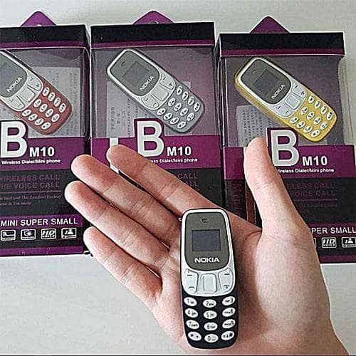 Nokia 3310 Style BM10 Mini Mobile Phone - Compact Dual SIM Keypad Device, PTA Approved for Pakistan