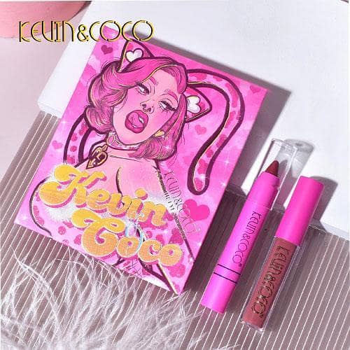 KEVIN&COCO 18-Color Pink Cat Lady Makeup Kit Available in Pakistan
