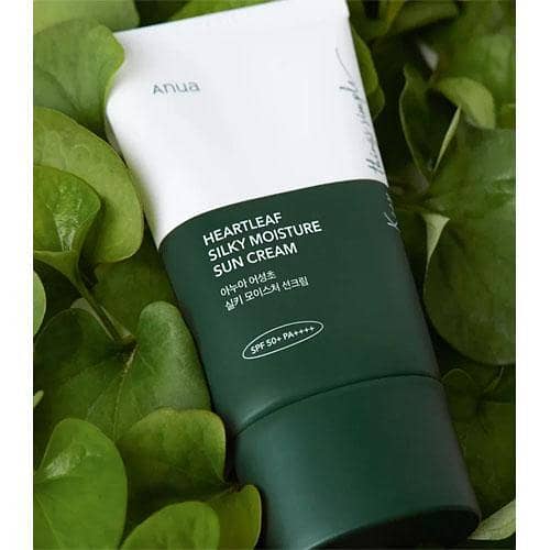 Anua Heart-leaf Silky Moisture Sun Cream SPF 50, 50ml - Original