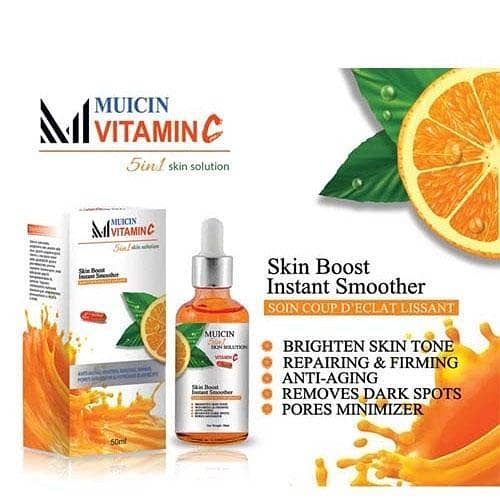 Mui-cin Vitamin C Plus 5-in-1 Skin Solution Serum 50ml