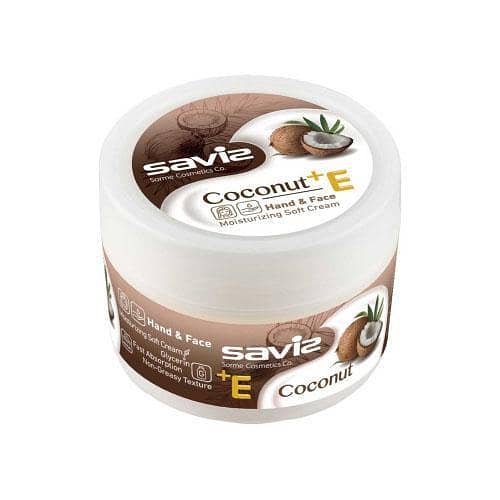 Saviz Coconut & Vitamin E Hand and Face Moisturizing Cream 180ml in Pakistan