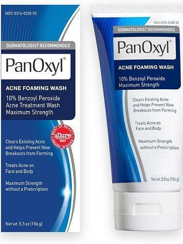 Original Pan-oxyl Acne Creamy Wash 10% Ben-zoyl 156g in pakistan