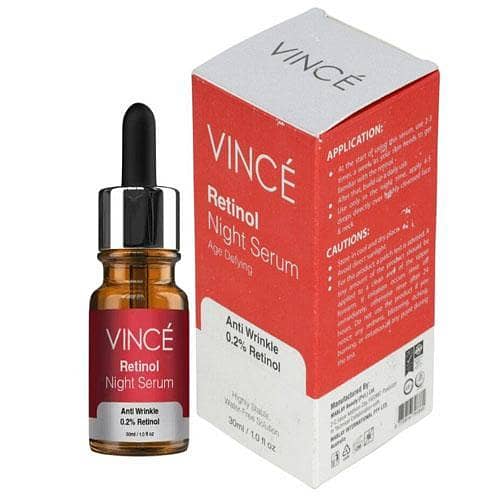Vin-ce Retinol Night Anti-Wrinkle Serum 30ml Available in Pakistan