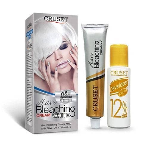 Cruset Hair Bleaching Cream White Available in Pakistan