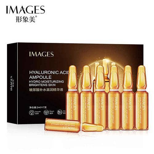 Images 7PCS Hydro Moisturizing Hyaluronic Acid Face Serum