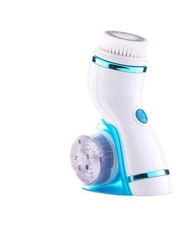 High Quality Cna-ier Rechargeable 4in1 Face Massager & Face Cleaner Brush Machine in pakistan