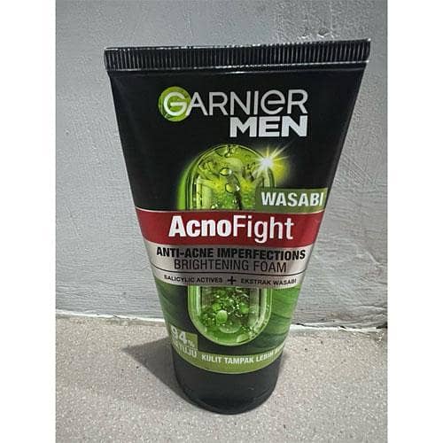 Imported AcnoFight Wasabi Brightening Foam Facial Cleanser for Men, 100ml