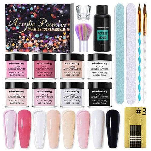 Miss Cheering Professional 16-Piece Acrylic Nails Kit in Pakistan