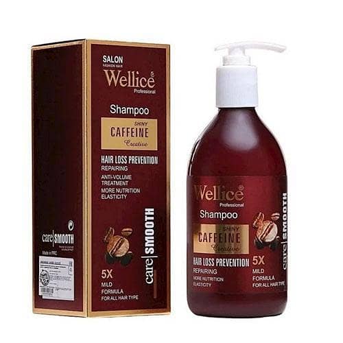 Wellice Caffeine Shampoo for Hair Loss Prevention - Imported and Available in Pakistan