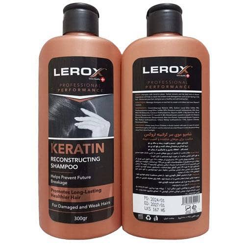 Lerox Keratin Reconstructing Shampoo 300g - Original Product Available in Pakistan