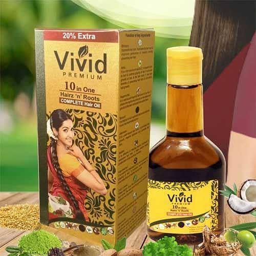 Vivid 10-in-1 Complete Hair Oil Available in Pakistan