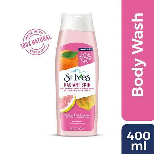 St. Ives Pink Lemon & Mandarin Orange Body Wash 400ml - Available in Pakistan