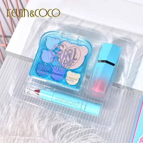 Original 9-Color Blue Bear Makeup Kit in Pakistan