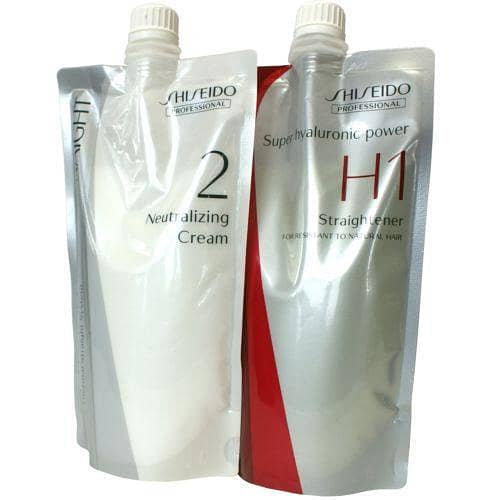 Shiseido Hair Rebonding Kit: Professional Crystallizing Hair Straightener (H1) & Neutralizing Emulsion (N2) in Pakistan
