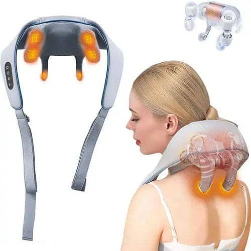 Electric Neck and Shoulder Massager with Heat for Pain Relief and Muscle Relaxation
