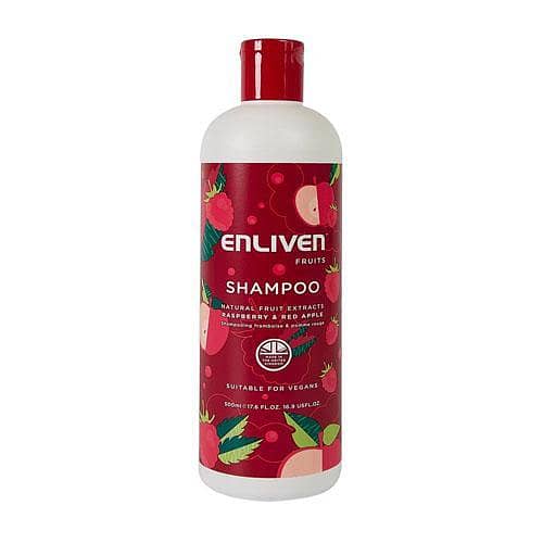 Enliven 500ml Raspberry and Red Apple Shampoo Available in Pakistan