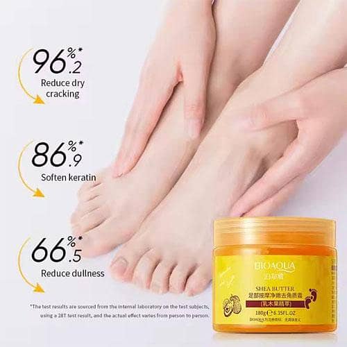 Bio Shea Butter Foot Massage Exfoliating Scrub 180g in pakistan