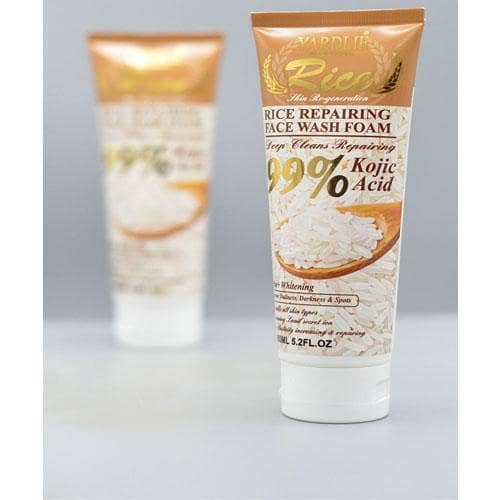 Yardlie Professional Rice Repairing Face Wash Foam with Kojic Acid - 150ml