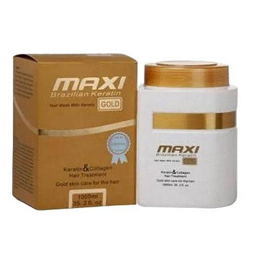 Maxi Brazilian Gold Keratin & Collagen Hair Mask Treatment 1000ml in Pakistan