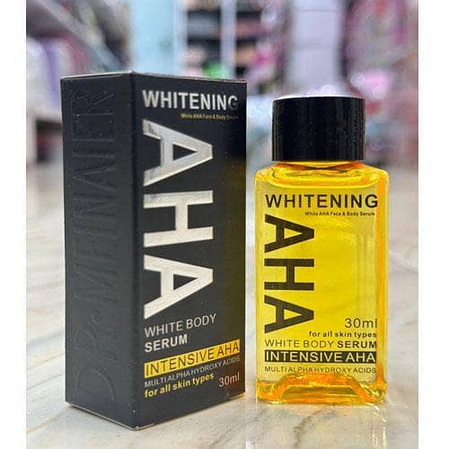 Imported AHA White Body Serum 30ml in Pakistan