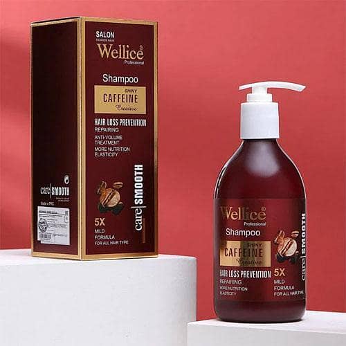 Wellice Caffeine Shampoo for Hair Loss Prevention in Pakistan