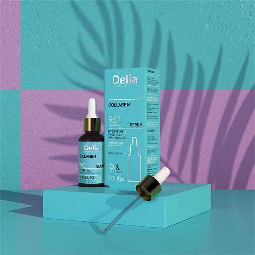 Delia Collagen 96% Hydrating Serum for Face, Neck and Neckline - 30ml