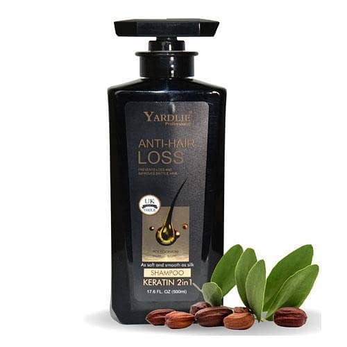 Yardlie Professional Anti-Hair Loss Keratin 2-in-1 Shampoo 500ml in Pakistan
