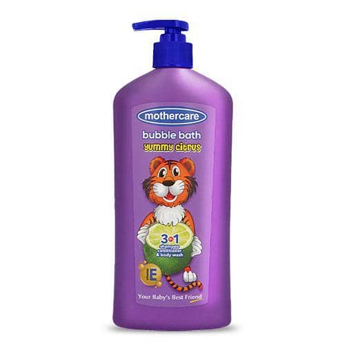 New Mother-care Bubble Bath Yummy Citrus 3in1 Shampoo+Conditioner+Body Wash