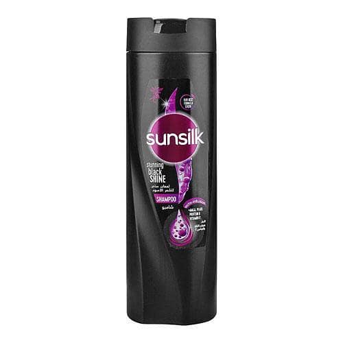 Sun-silk Original Black Shine Shampoo for All Hair Types - 350ml in Pakistan