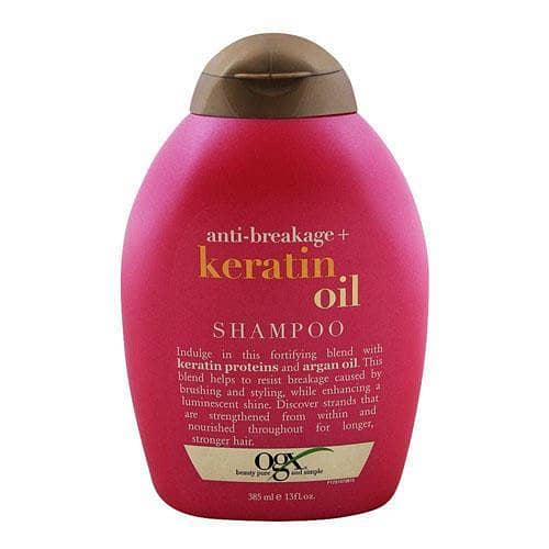 OGX Anti-Breakage + Keratin Oil Shampoo, Sulfate-Free, 385ml