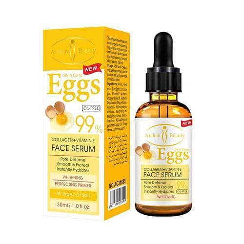 Ai-chun Beauty 99% Eggs Face Serum with Vitamin E - 30ml