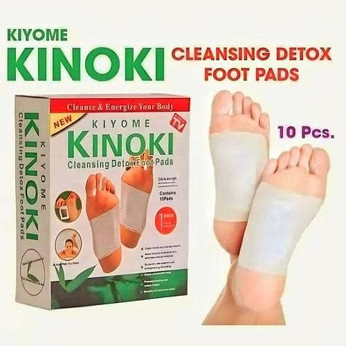 New High Quality Kinoki Detox Foot Pads For Men And Women Natural Foot Patches For Health And Pain Relief 10Pad in pakistan