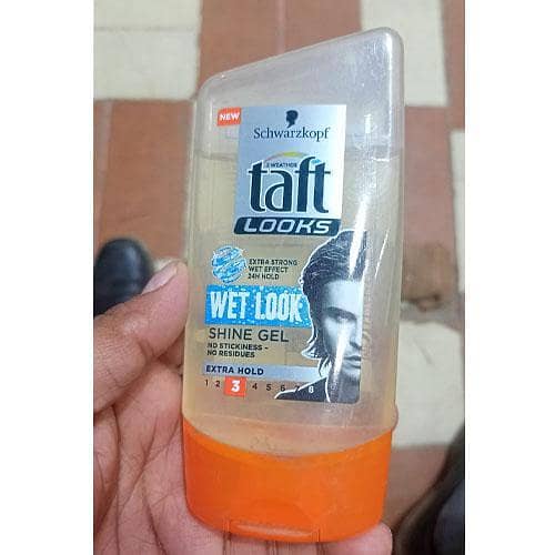 Schwarzkopf Wet Look 3 Shine Hair Gel Ta-ft 150ml - Imported