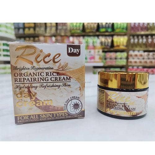 Wokali Organic Rice Repairing Day Cream for Brightening and Anti-Aging in Pakistan