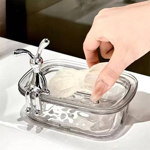 Acrylic Rabbit Soap Dish