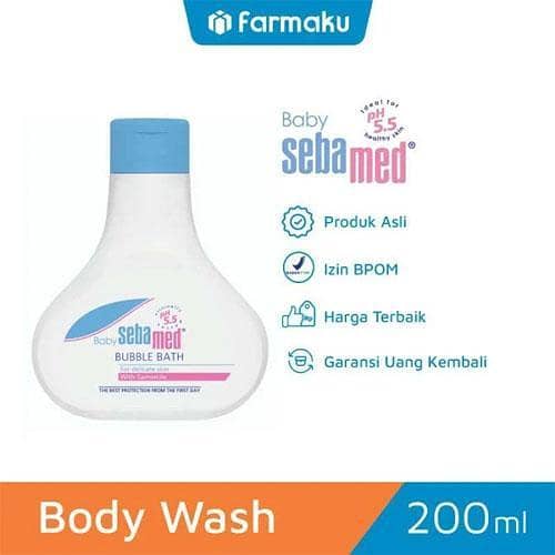 New Imported Baby Bubble Bath for Delicate Skin Sebamed 200ml in pakistan