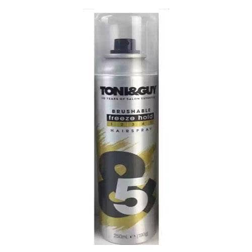 Toni & Guy 250ml Brushable Freeze Hold 05 Hair Spray - Imported
