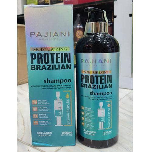 Pajiani Brazilian Collagen Keratin Shampoo 850ml - Moisturizing Protein for Hair in Pakistan