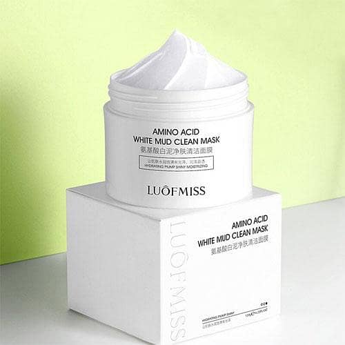 LUOFMISS Amino Acid White Mud Clean Mask Available in Pakistan