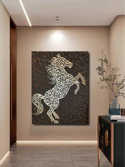Horse painting all type handmade painting available 03433606964