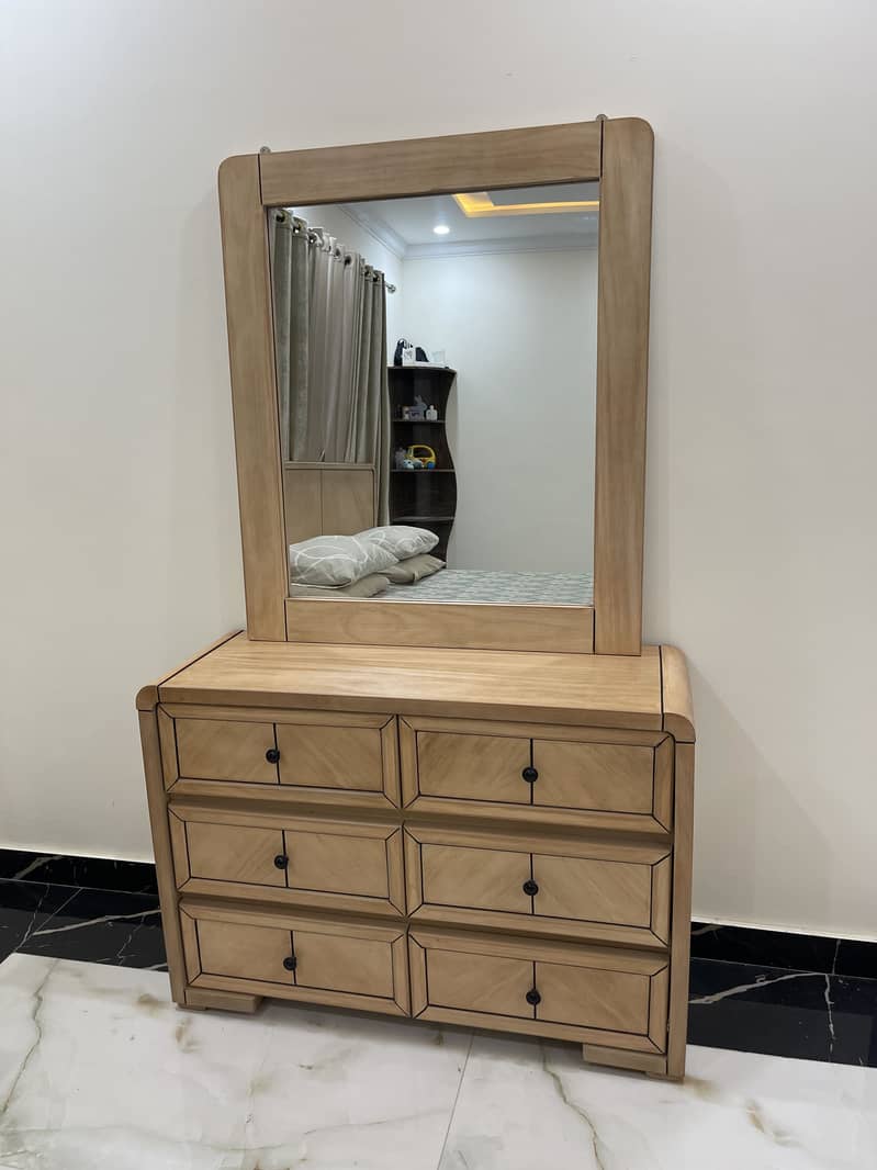 Solid Wooden Bed set 10/10 condition 6