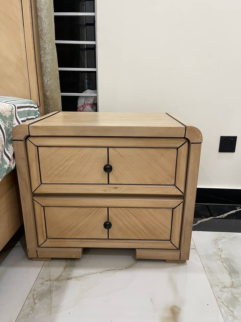 Solid Wooden Bed set 10/10 condition 7